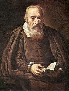 BASSETTI, Marcantonio Portrait of an Old Man with Book g oil painting artist